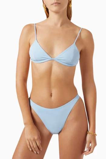 Olivia Adjustable Bikini Top in Lycra