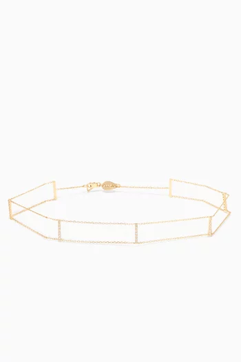 Odyssey Diamond Choker in 18kt Yellow Gold        