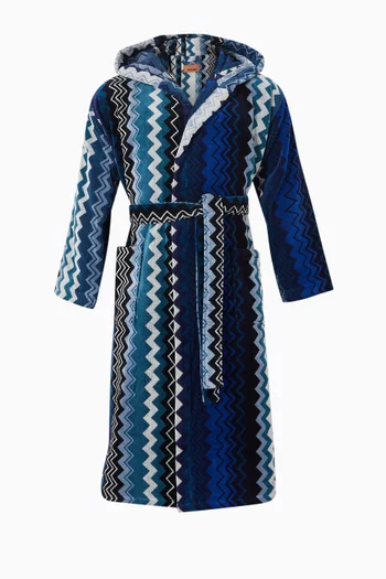 Unisex Giacomo Hooded Bathrobe