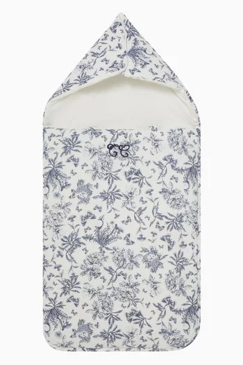 Floral-print Sleeping Bag in Cotton