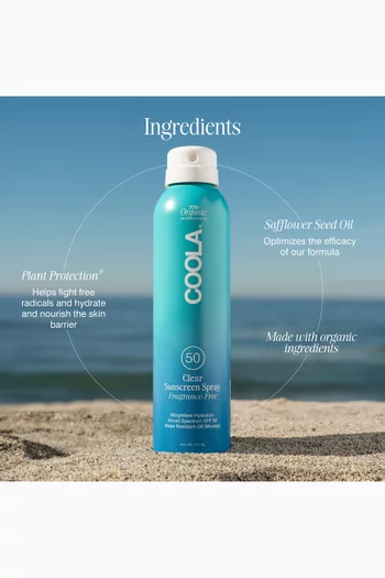 Unscented – Classic Body Organic Sunscreen Spray SPF50, 177ml