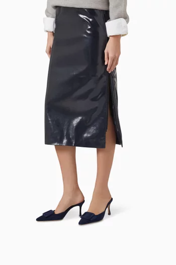 Maysale 70 Mules in Suede