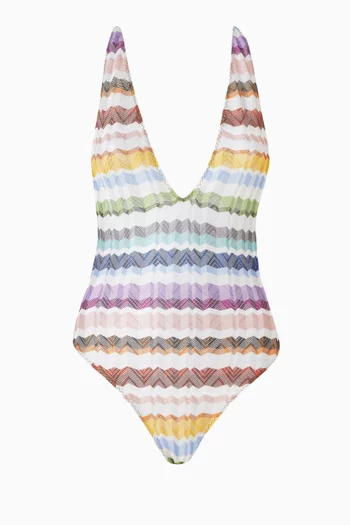 Cross-over One-piece Swimsuit