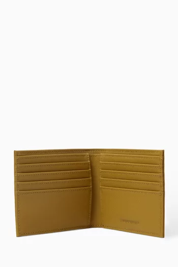 Business Bi-fold Wallet in Regenerated Leather