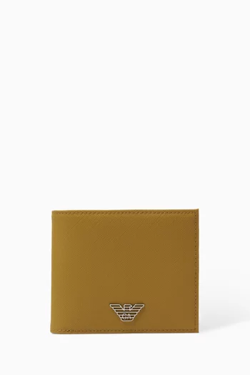 Business Bi-fold Wallet in Regenerated Leather