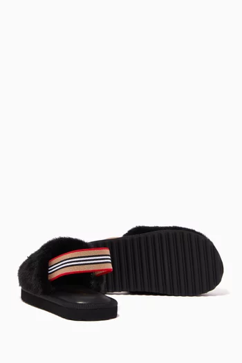 K1 Litherton Sandals in Fur