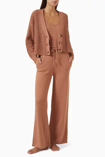 Drawstring Sweatpants in Recycled Cotton Blend