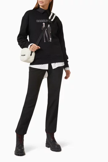 x Cara Delevingne Detachable-collar Shirt in Organic Cotton