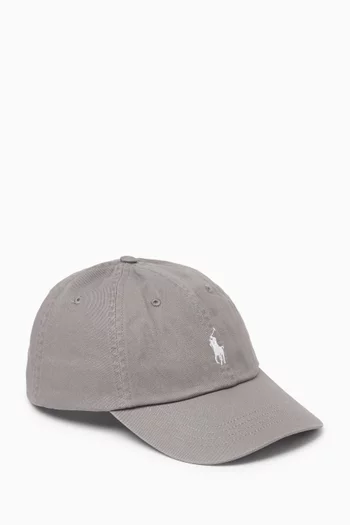 Logo Sports Cap in Cotton