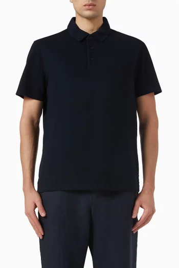 Garment-dye Polo Shirt in Cotton