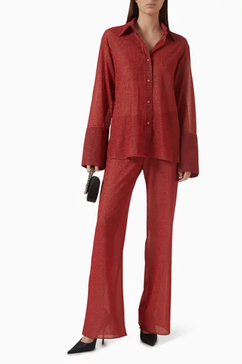 Lolita Shirt in Metallic Lurex