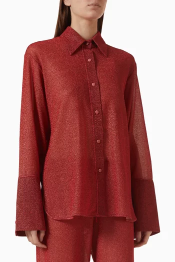Lolita Shirt in Metallic Lurex