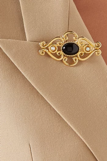 Rediscovered 1980s Victorian Revival Brooch