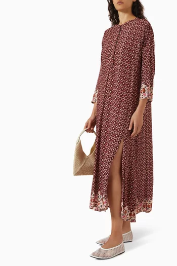 Isobel Midi Dress in Rayon
