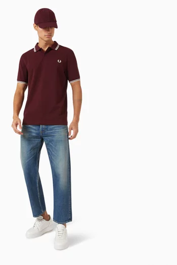 Twin Tipped Polo Shirt in Cotton
