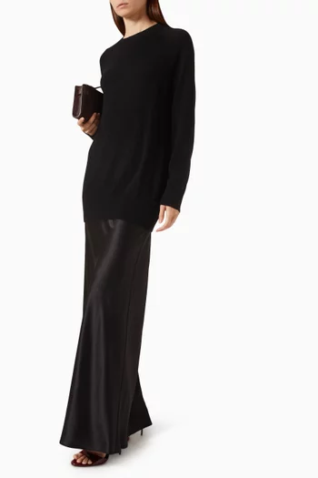 Monument Maxi Dress in Cashmere & Silk
