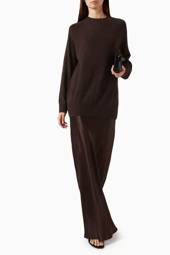 Monument Dress in Cashmere & Silk