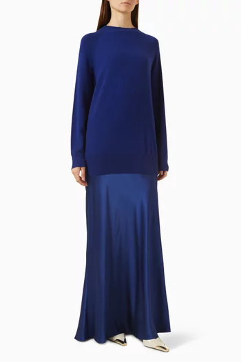Monument Dress in Cashmere & Silk