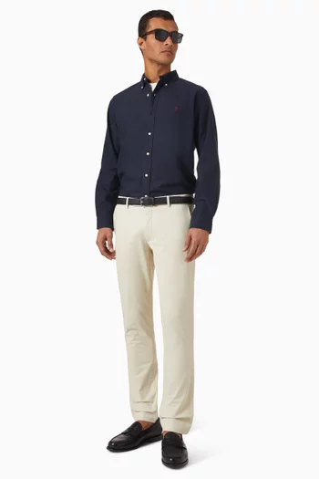 Garment-dyed Oxford Shirt in Cotton