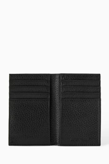 EA Bi-fold Wallet in Tumbled Leather