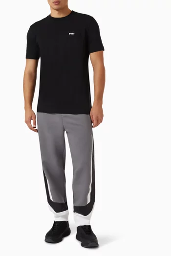 Logo T-shirt in Stretch Cotton