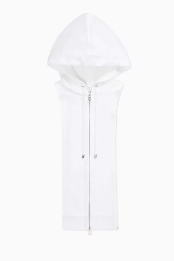 Dickey Sleeveless Hoodie in French Terry