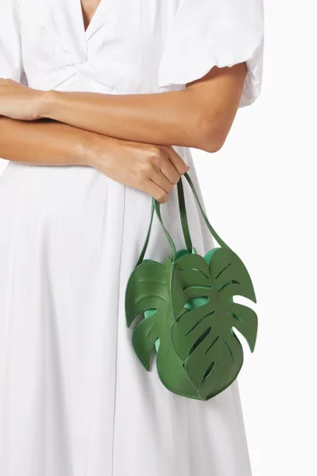Small Palm Bag in Leather