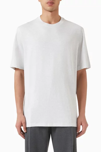 Crewneck T-shirt in Cotton Jersey