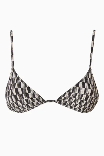 Equator Bikini Top in ECONYL® Blend