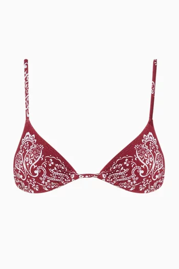 Equator Bikini Top in ECONYL® Blend