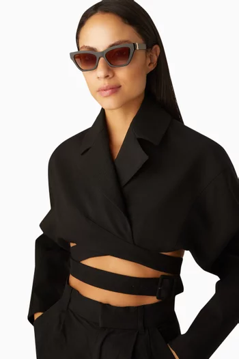 Cat-eye Sunglasses in Acetate