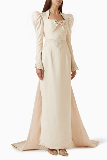 Eclipse Crystal-embellished Dress in Crepe