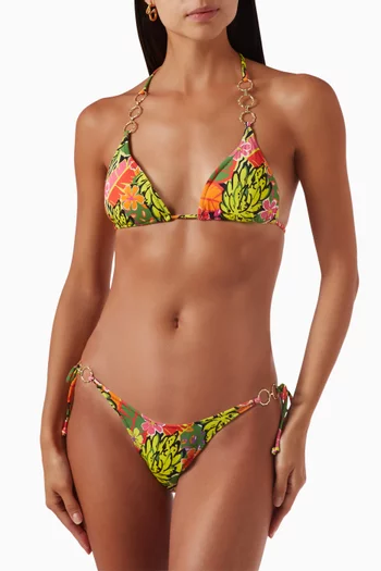 The Triangle Bikini Top is Eco Lycra