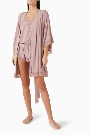 Mariana Short Robe in TENCEL™ Modal