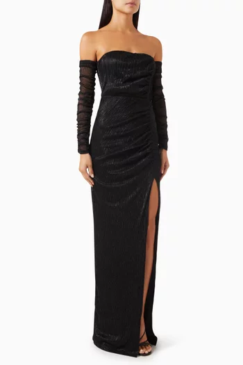 Gavin Off-the-Shoulders Gown