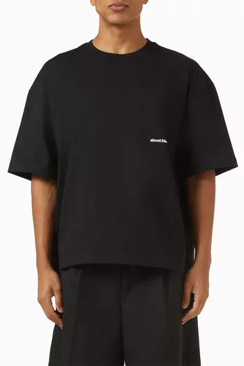 Box Logo T-shirt in Coton