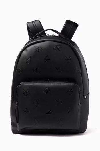 Monogram Backpack in Faux-leather