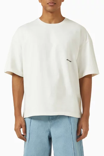 Box Logo T-shirt in Coton