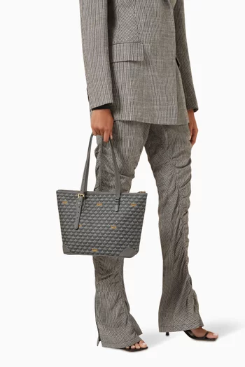 Daily Battle 27 Tote Bag in Canvas & Leather