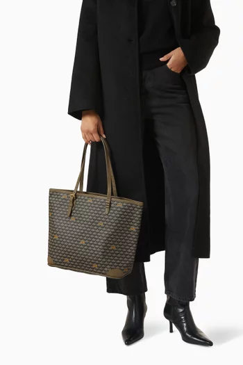 Daily Battle 35 Tote Bag in Canvas & Leather