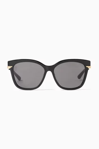 Cat Eye Sunglasses in Recycled Acetate & Metal