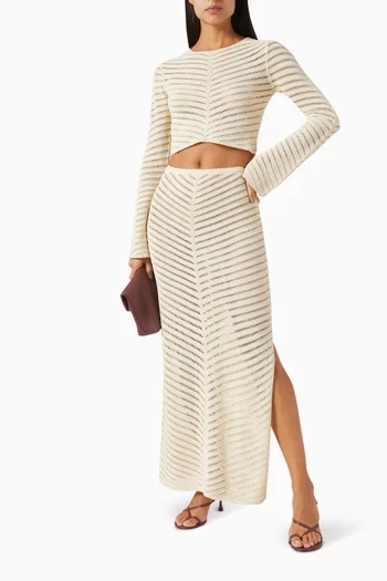 Raya Knit Top in Viscose Blend