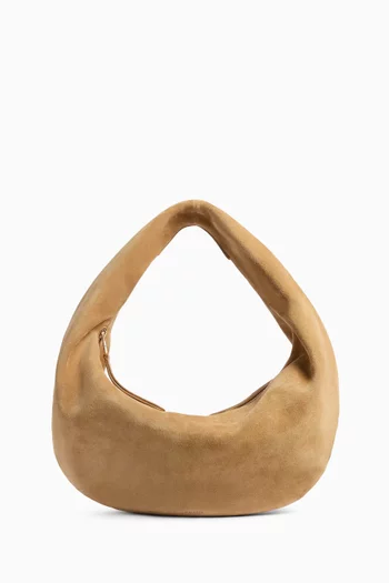 Medium Olivia Hobo Bag in Suede