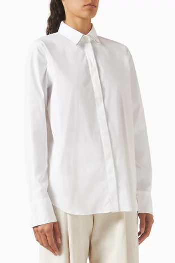 Monili Shirt in Cotton Poplin