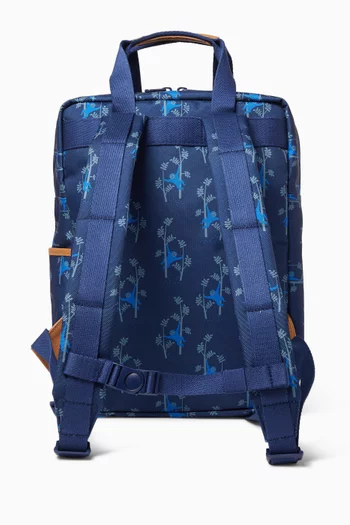 Large All-over Print Backpack in Recycled Fabric