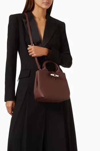 Small Le Roseau Tote Bag in Leather