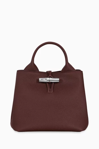 Small Le Roseau Tote Bag in Leather