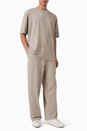 Jersey Lounge Relaxed Straight-leg Pants