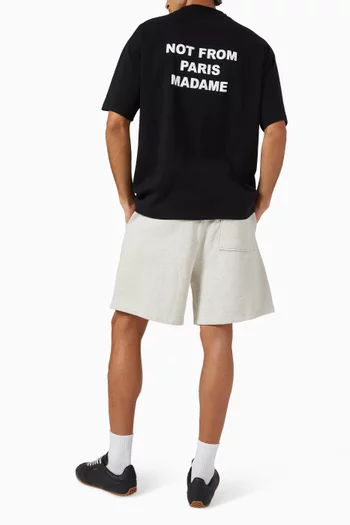 Le T-shirt Slogan in Cotton Interlock