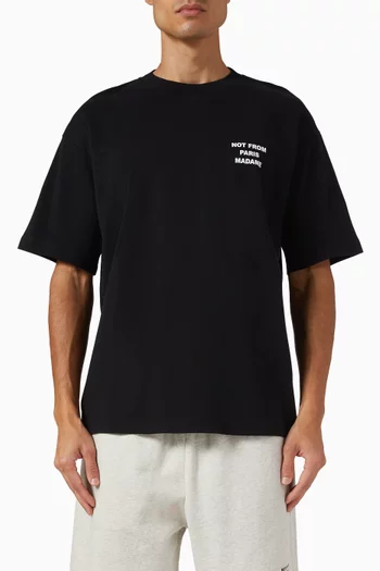 Le T-shirt Slogan in Cotton Interlock